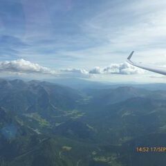 Flugwegposition um 12:52:03: Aufgenommen in der Nähe von Michaelerberg, Österreich in 2209 Meter